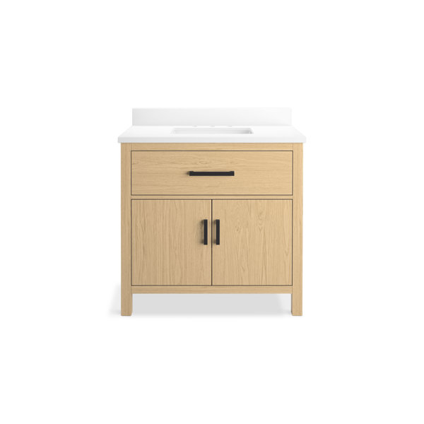 Kohler Kresla 36 In. Bathroom Vanity Cabinet With Sink And Quartz Top ...